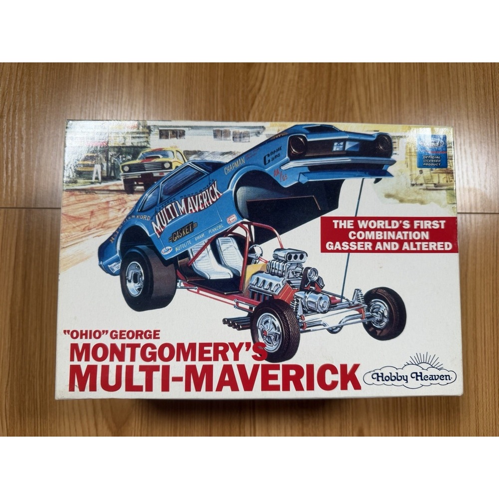 Vintage AMT Ohio George Montgomery's Multi-Maverick 1/25 Model Kit READ !!!
